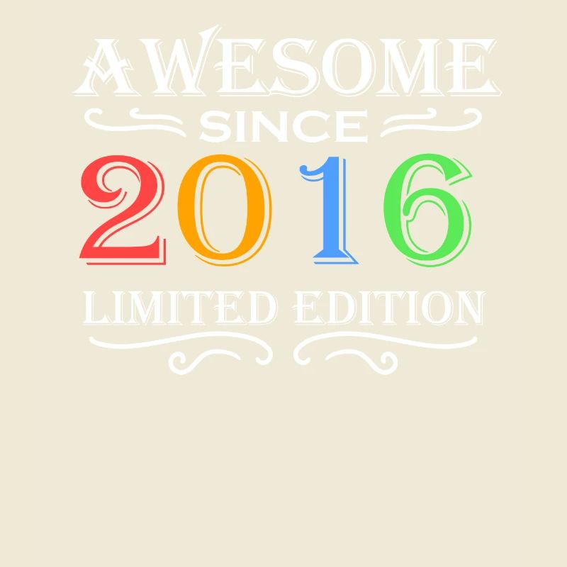 2016 - Né 2016 - Année de naissance 2016