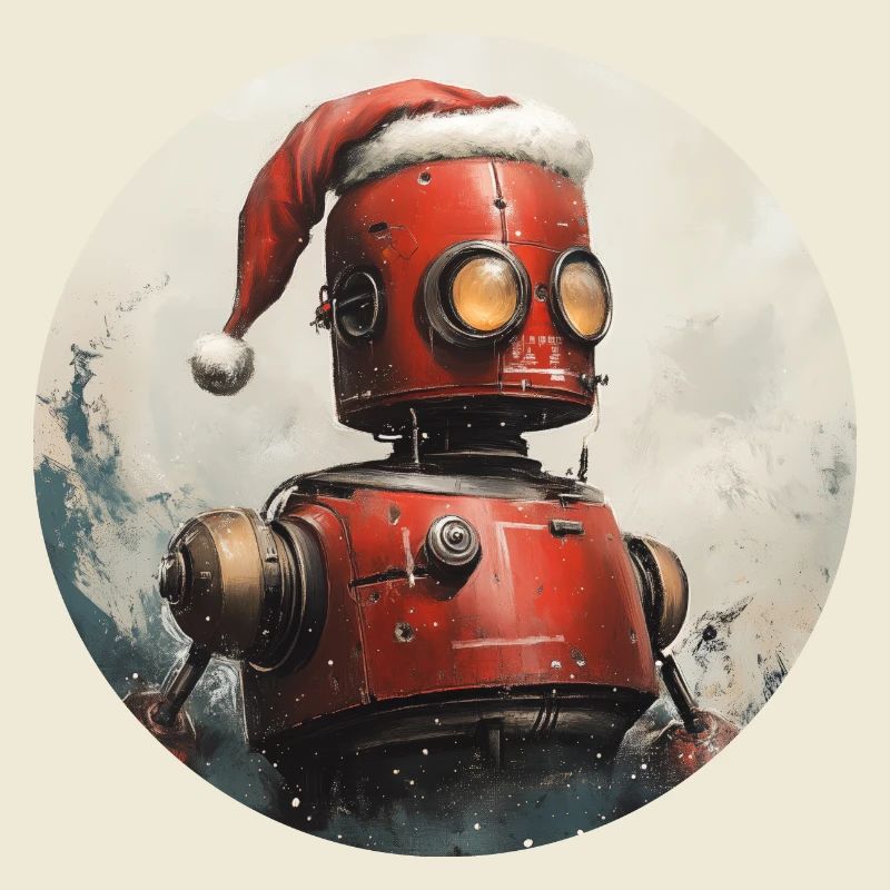Roboter Weihnachtsmann