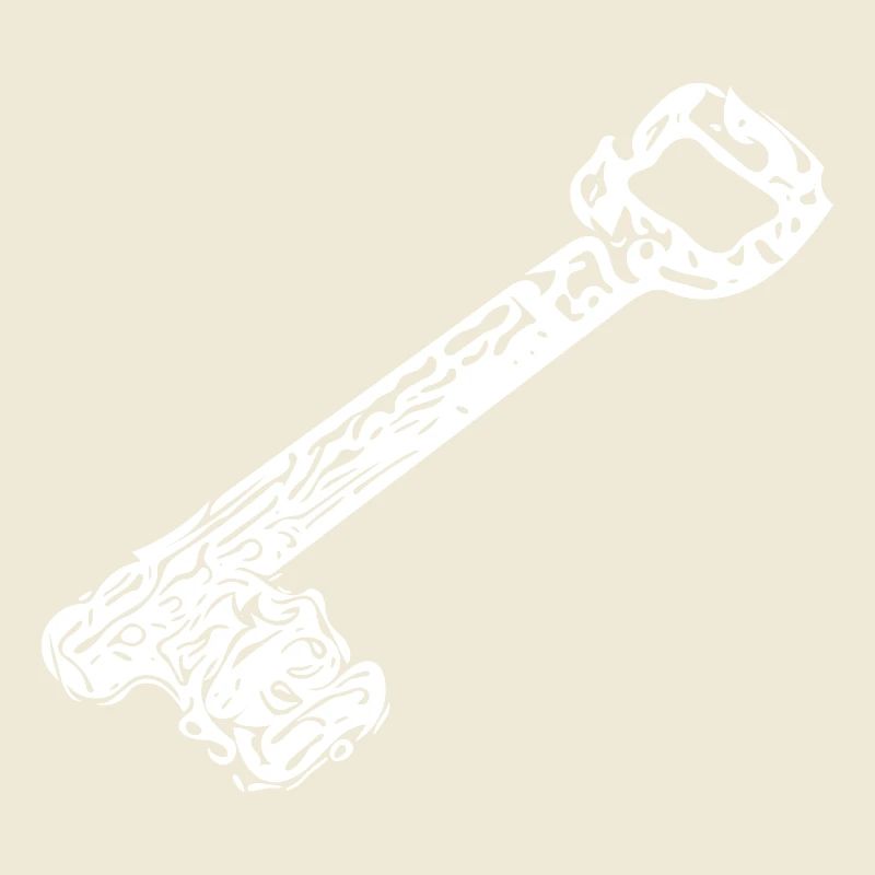 Vintage ancient rusty rustic house keys