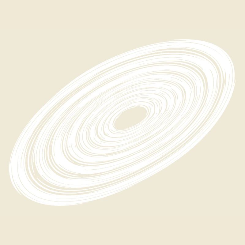 Three Dimensional Vintage Circle Disc