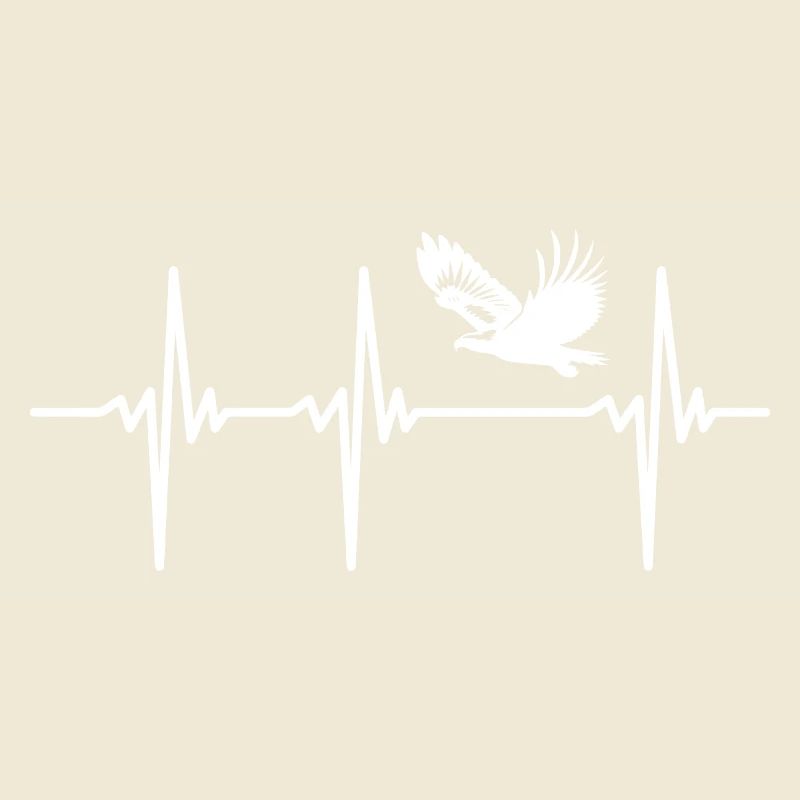 Heartbeat for flying white-tailed eagles