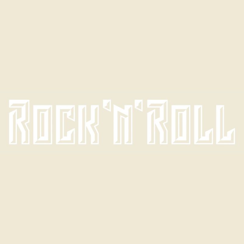 Lettrage Rock 'n' Roll (3D / NEG / 1C)