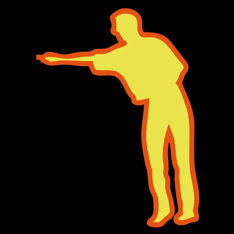 player board game puck logo character