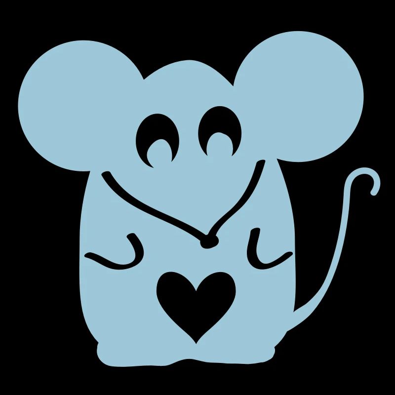 Maus mit Herz