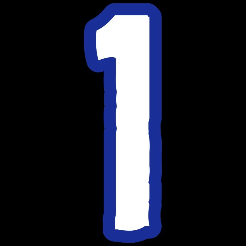 1 Zahl Symbol