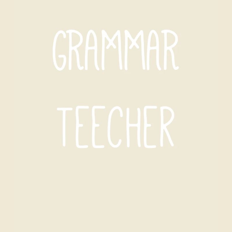 Professeur de grammaire autodérisoire