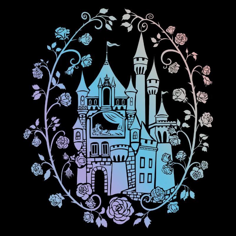 Fairytale Castle Rose Tendrils