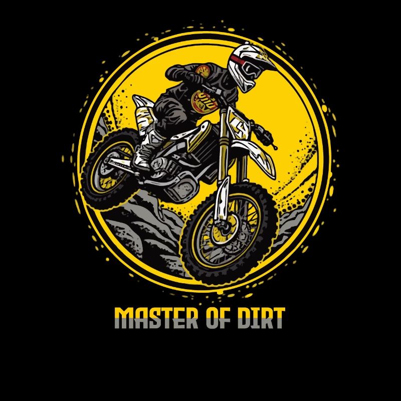 Meister des Dreck beim Motocross