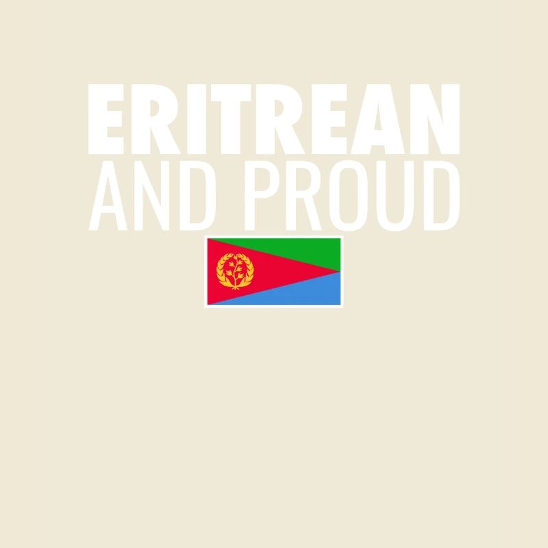 Érythréen et fier Érythrée Drapeau érythréen