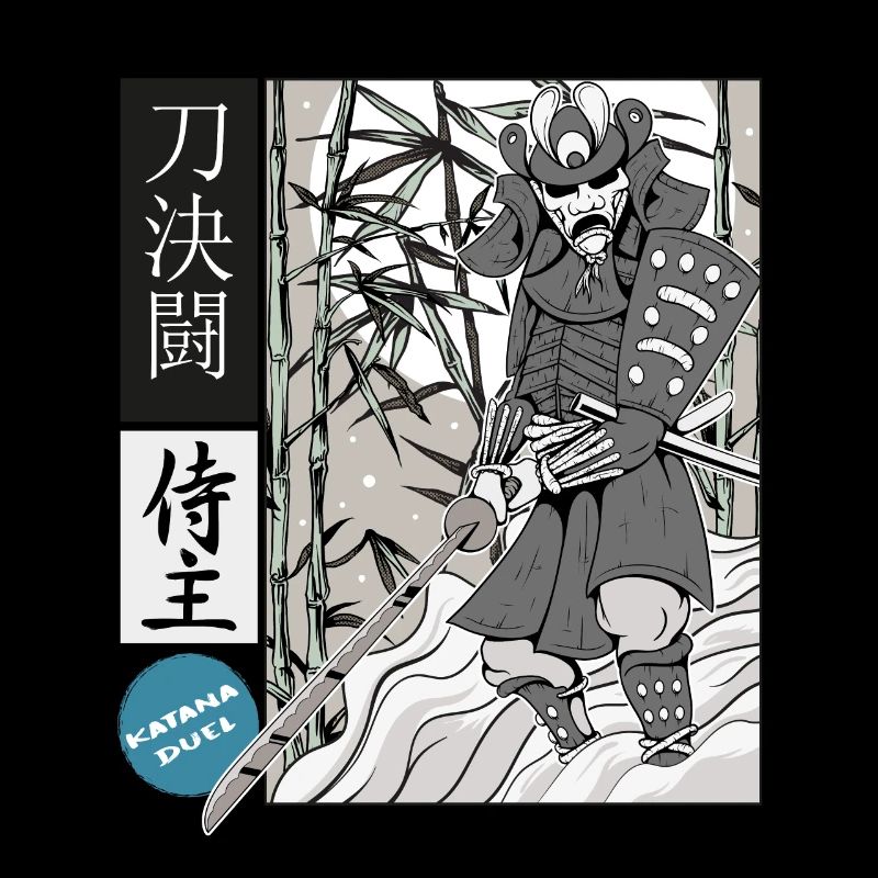 Samurai katana masterful swordsman