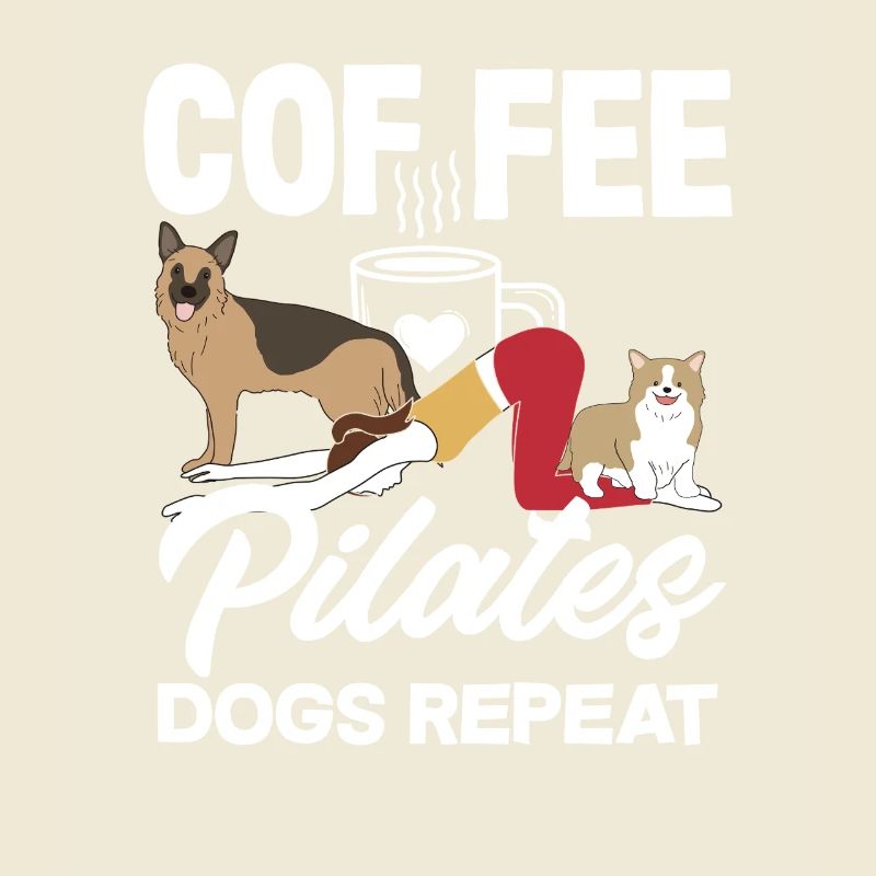 Pilates Café Chiens Répéter Fun