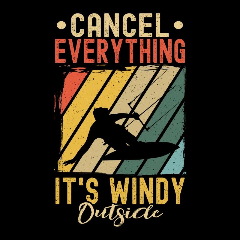 Kitesurfing Cancel everything, it's windy outside