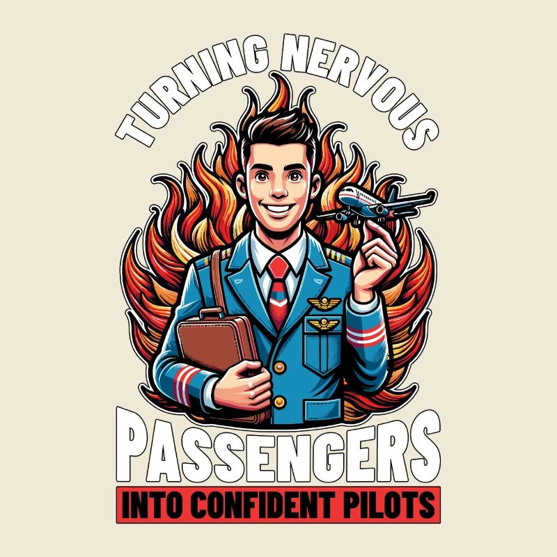 Flight Instructor Turning Nervous Flight Attendant
