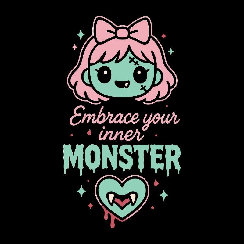 Kawaii Horreur Effrayant Mignon Pastel Goth Doux Effrayant