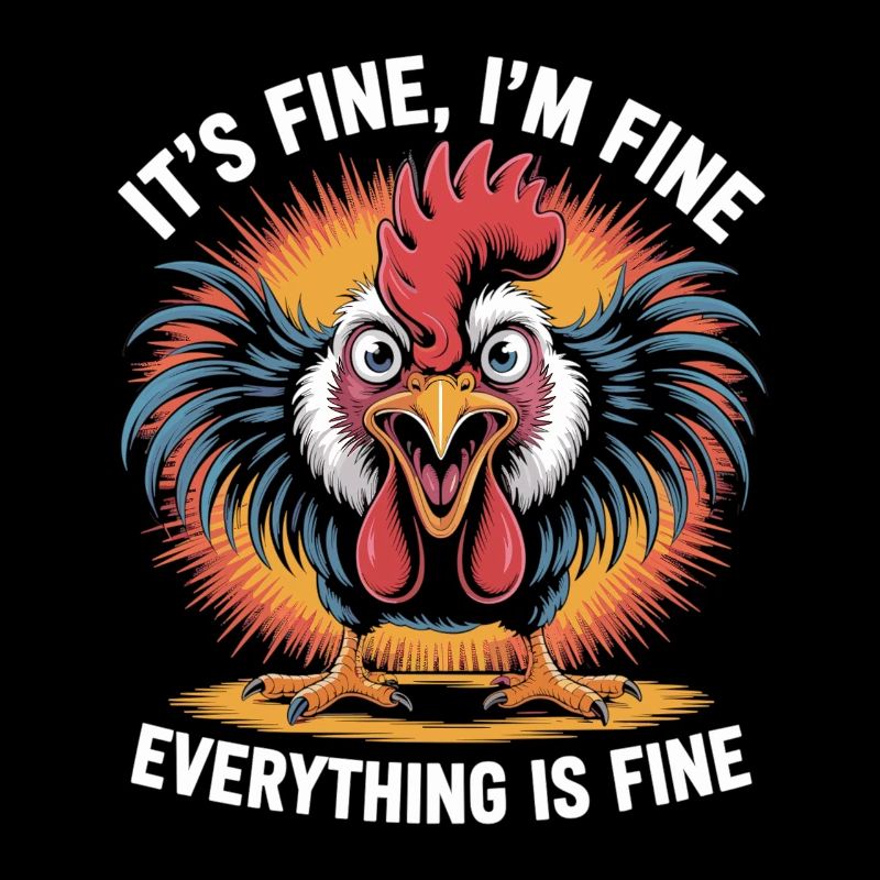 Funny Chaos Chicken Shirt