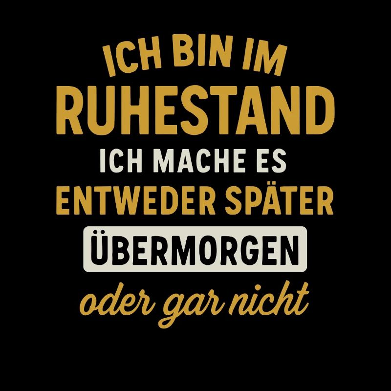 Ruhestand: Übermorgen oder gar nicht