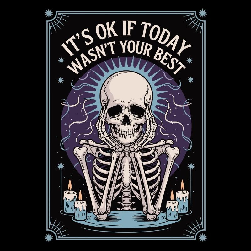 Chemise de tarot squelette – C’est bon