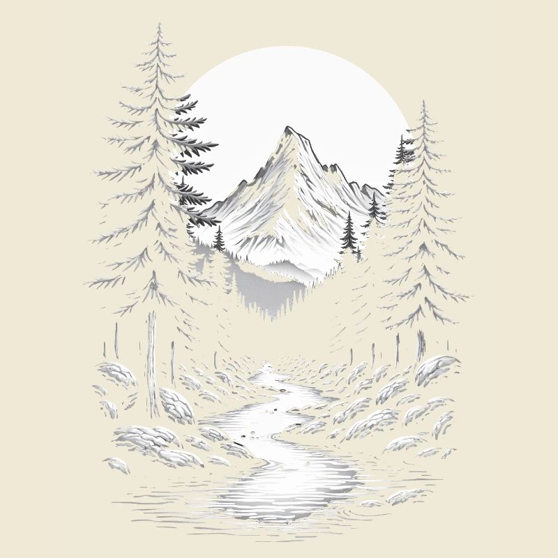 Landschaft Natur Berge Wald Bäume Baum Fluss Berg