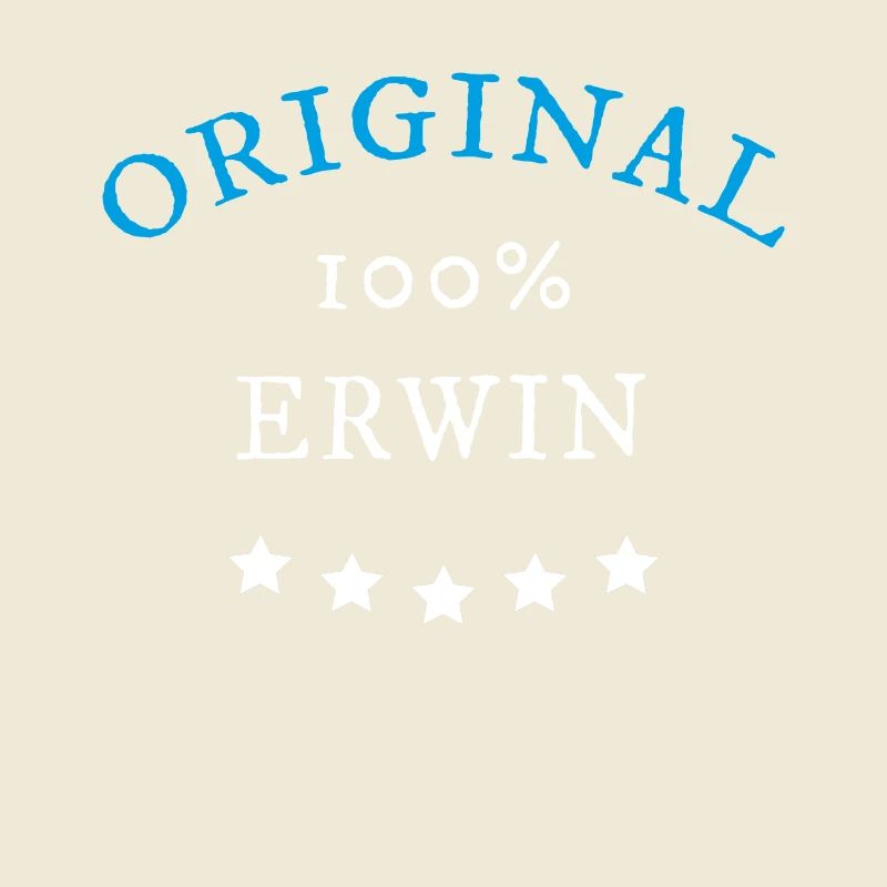 Original 100% Erwin, gift,
