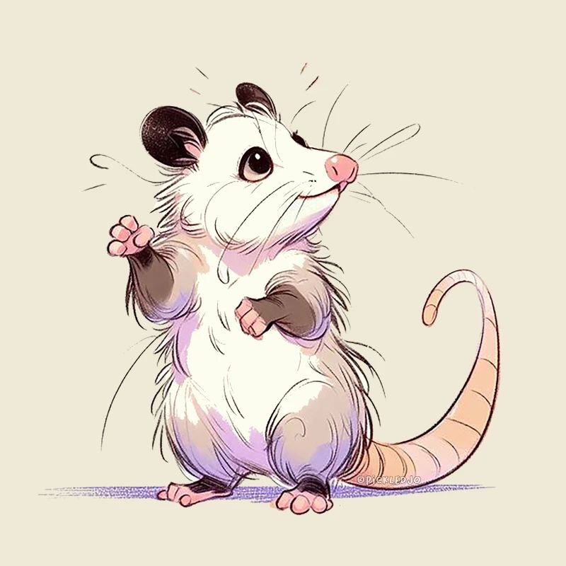 Playful Opossum