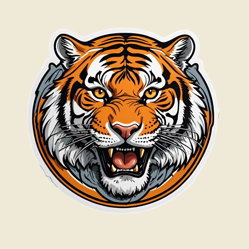 Dynamischer Tiger