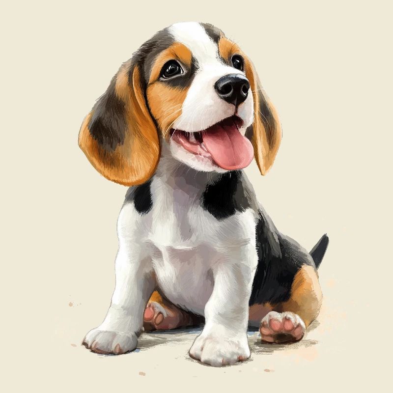 Beagle Welpe