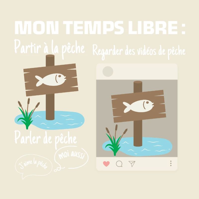 Mon temps libre : 100% pêche
