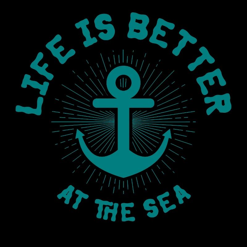 Mermaid Anker Spruch Geschenk See Schiffanker
