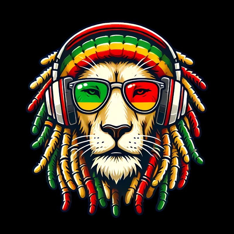 Reggae Lion Rasta Jamaica