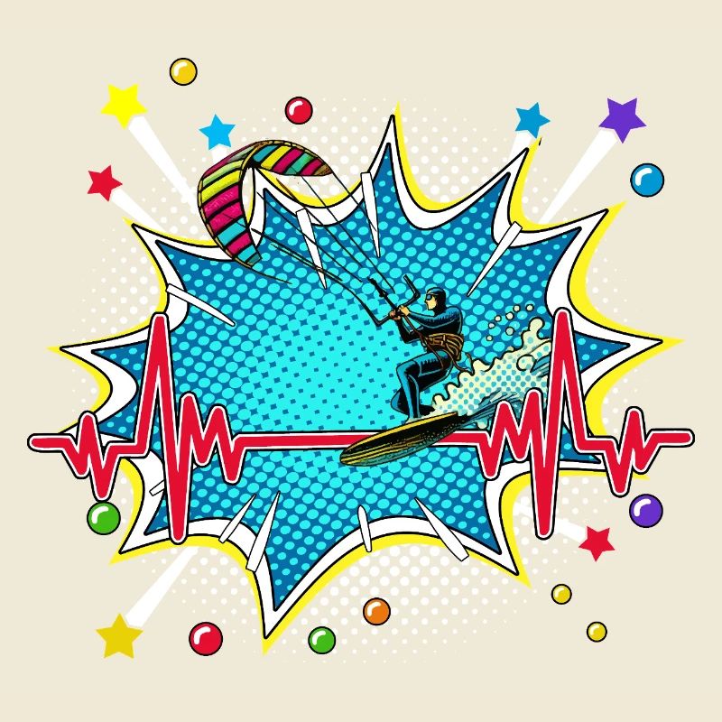 Climbing Pop Art Comic Retro Herzschlag