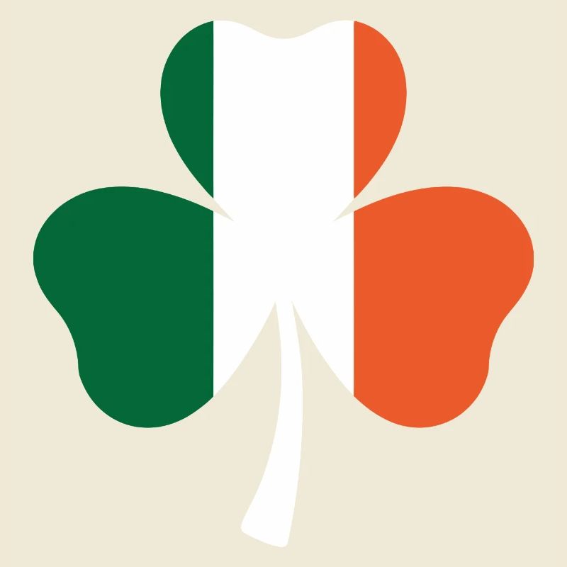 Drapeau irlandais Trèfle Saint-Patrick