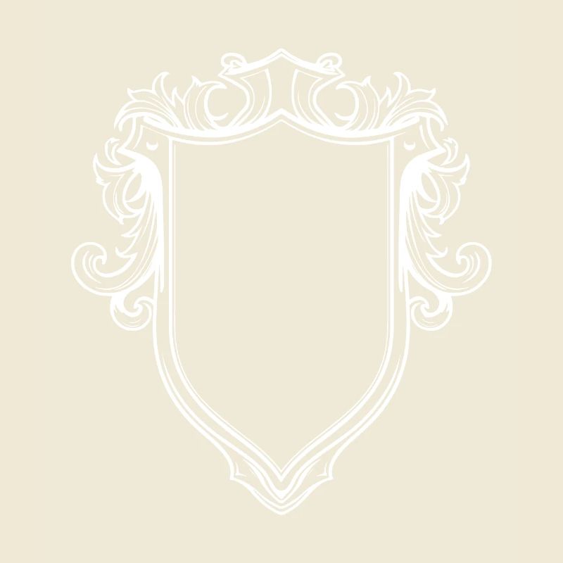 Schild Wappen Symbol Leer