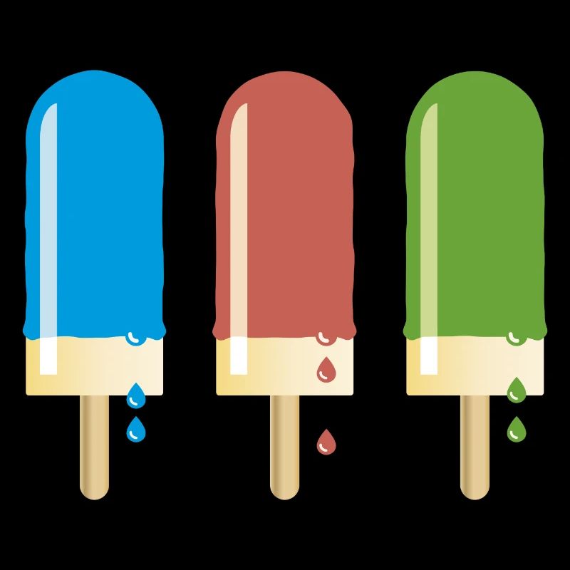 Eis am Stiel leckere Eiscreme Sommerhitze Milcheis