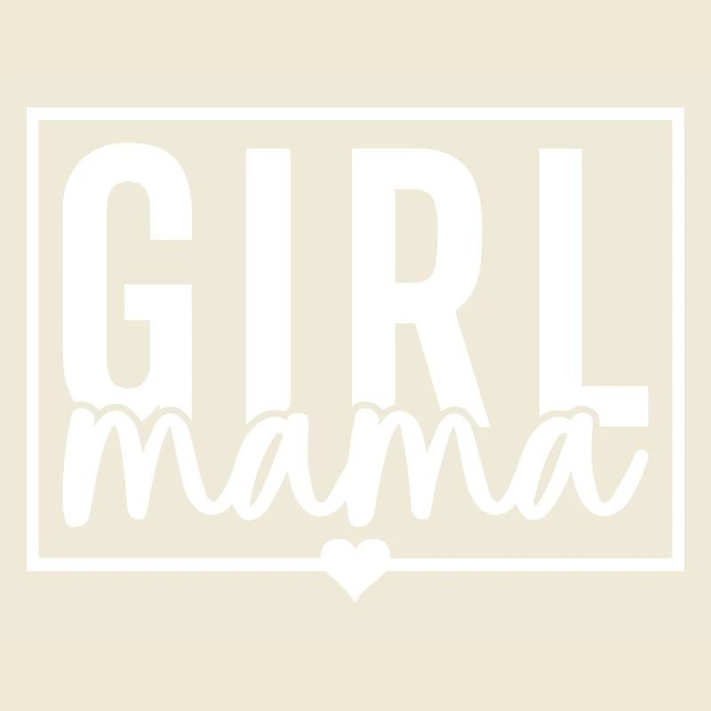 Mädchen Mama