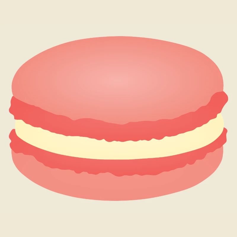 macaron rose