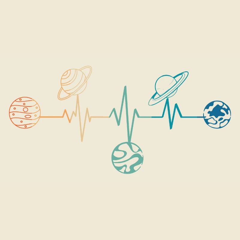 Retro Heartbeat Planets