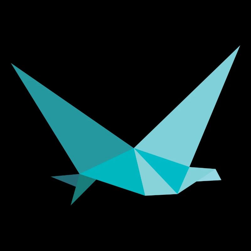 Vogel Schwalbe Origami Polygon