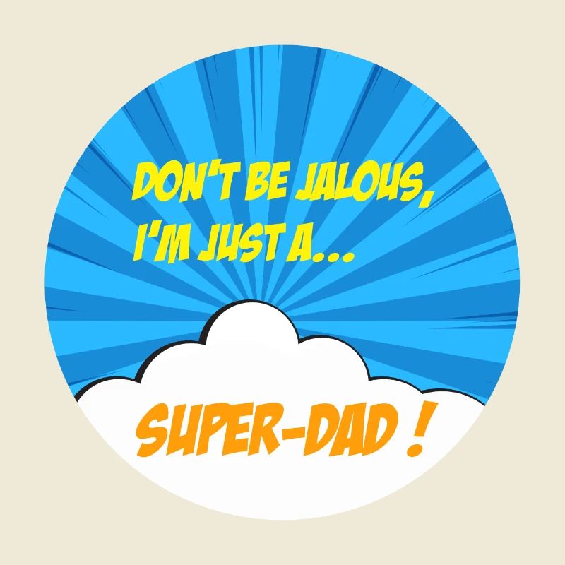 Super-papa, super-héros. Meilleur papa. BD comics