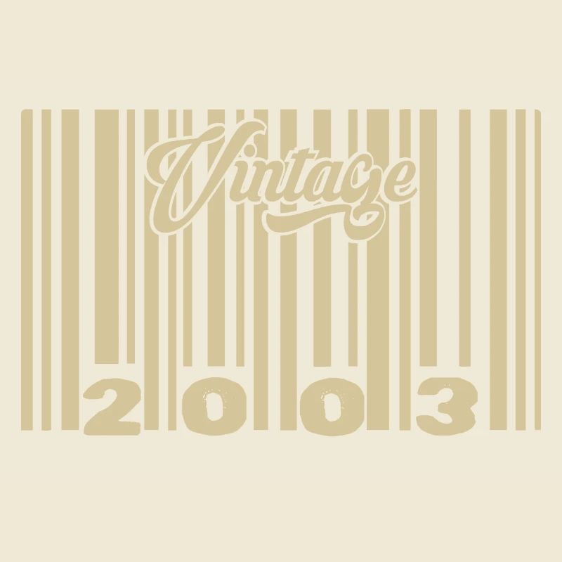 vintage 2003 Code barre 2003: Année 2025.