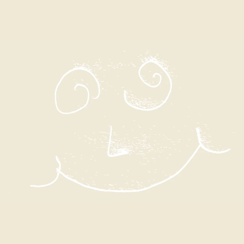Sandy visage heureux