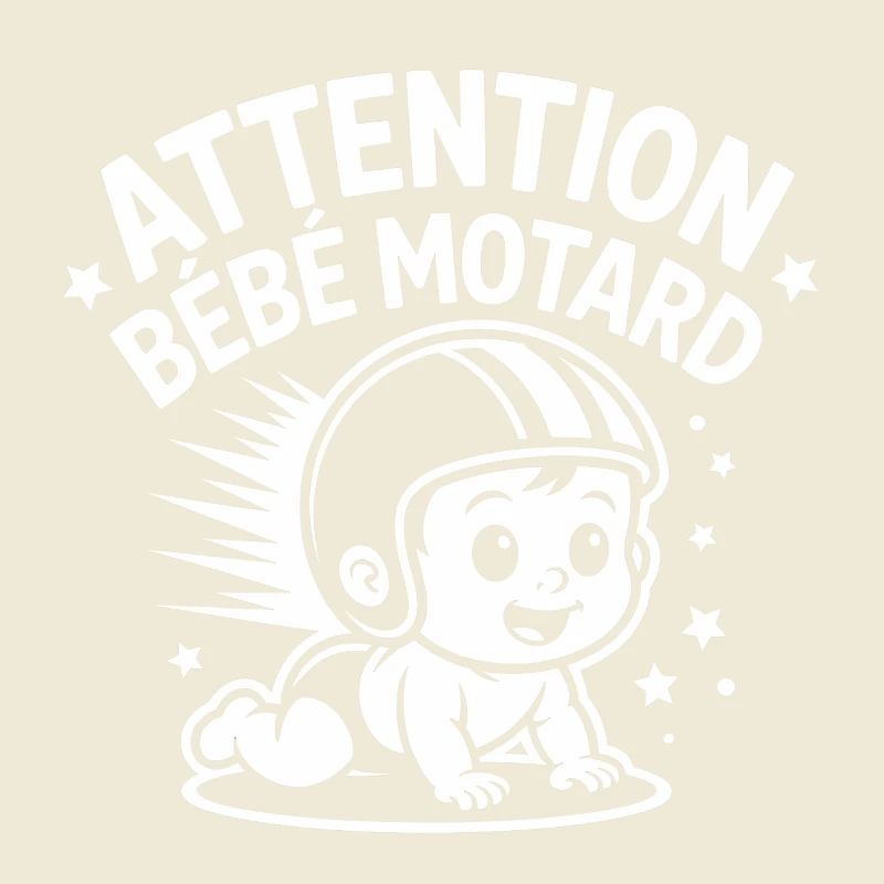 ATTENTION BÉBÉ MOTARD – Fils/fille de biker