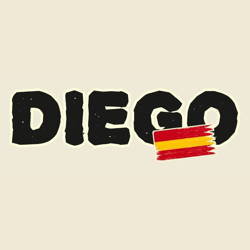 Diego Drapeau espagnol Espagne