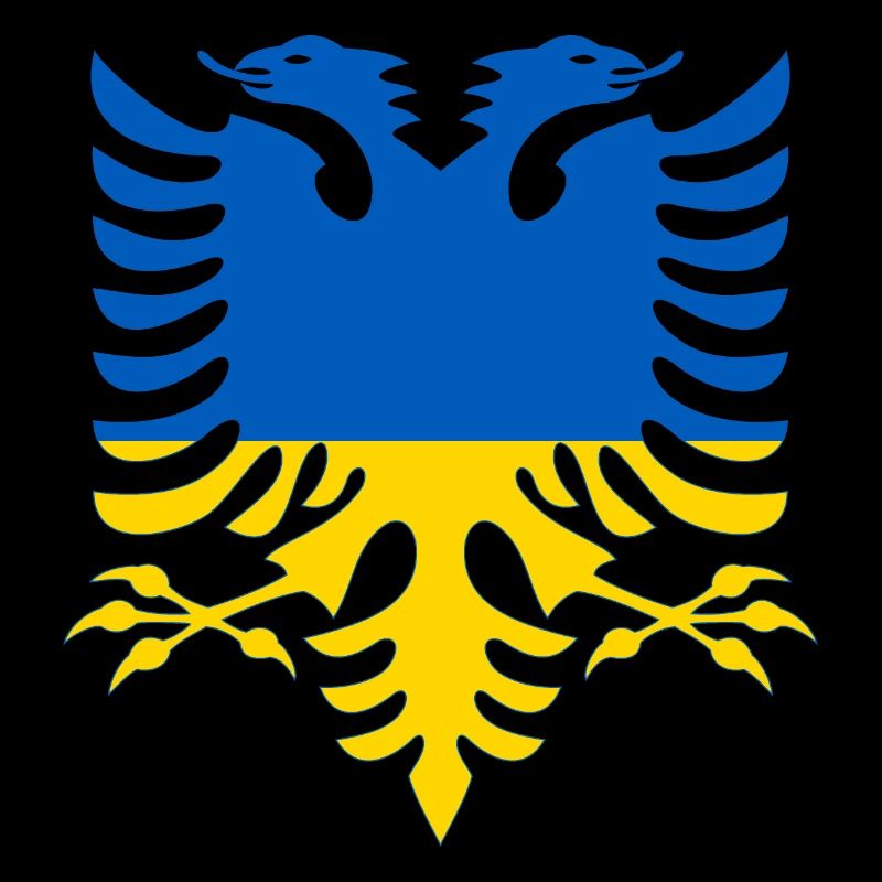 Albanie Ukraine Drapeau
