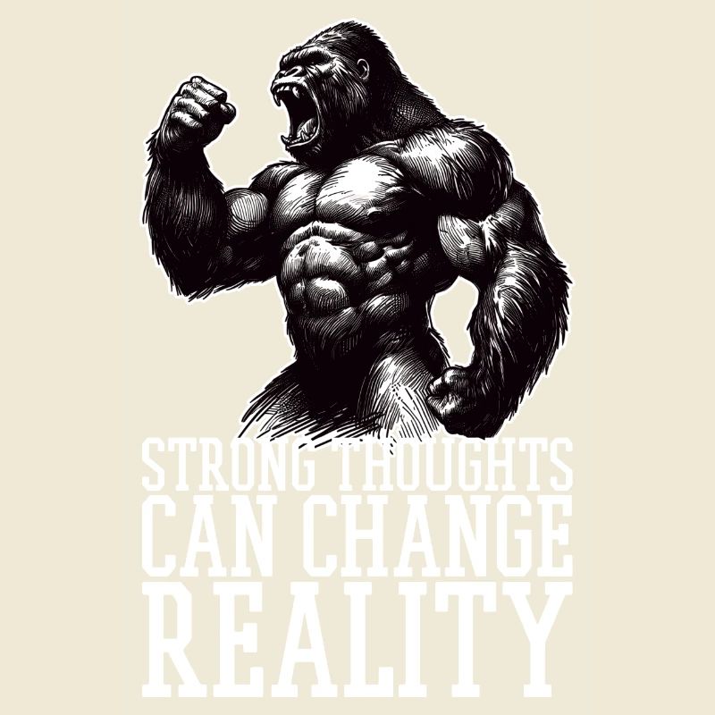 Sarke Thoughts Gorilla Cadeau de motivation