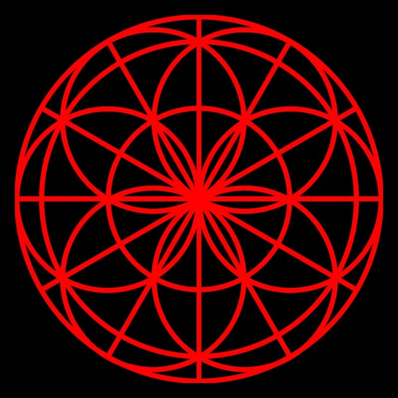 Mandala Spirit light red
