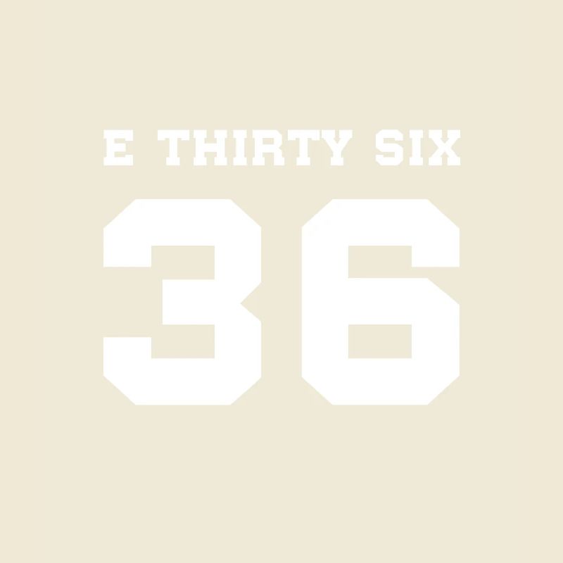 E36 E TRENTE SIX Blanc