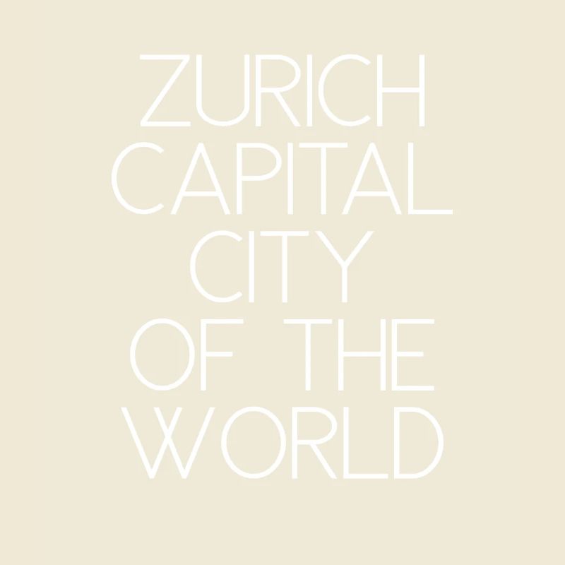 Zurich, capitale mondiale et centre financier