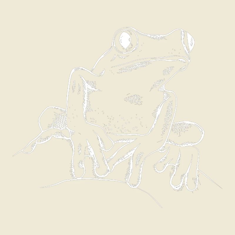 Frosch mit großen Augen