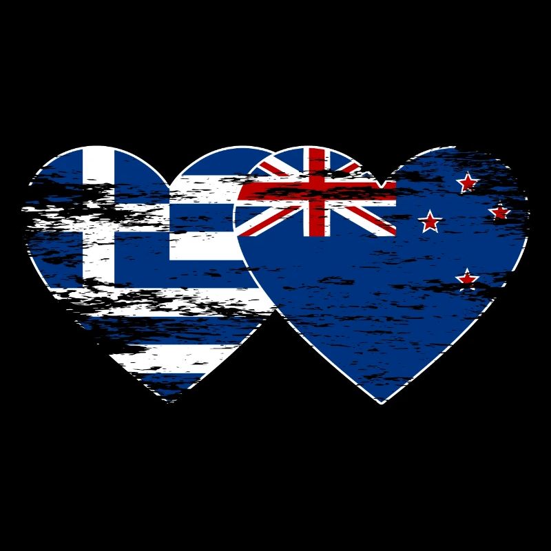 Grèce Drapeau néo-zélandais utilisé