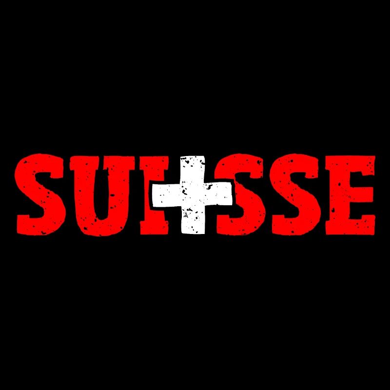 Lettrage suisse avec -blanc